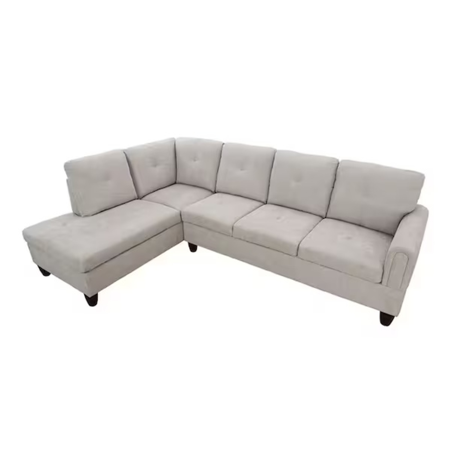 Wayfair Light Grey Sectional Sofa - image-4