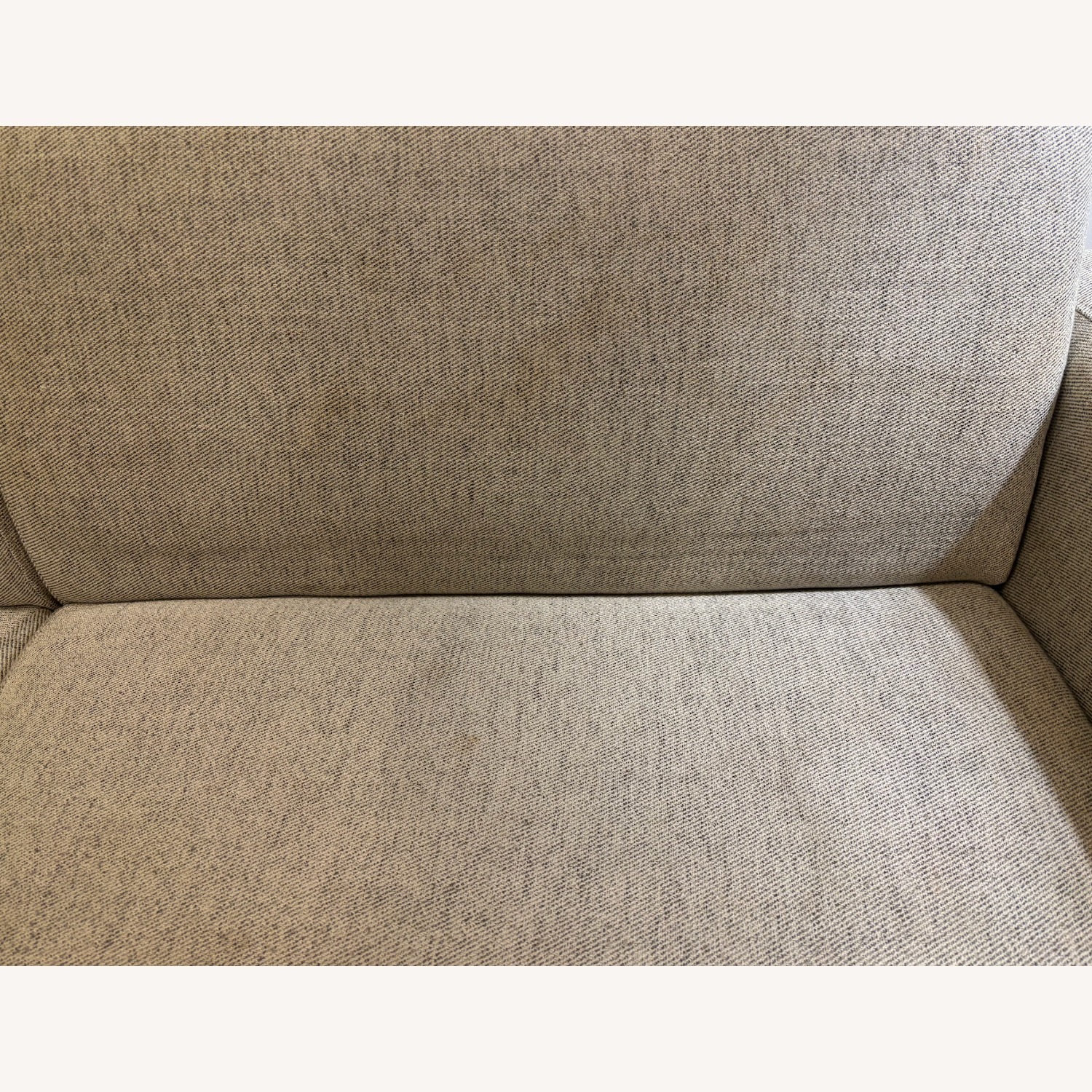 West Elm Oliver Twill Dove Sofa - image-5