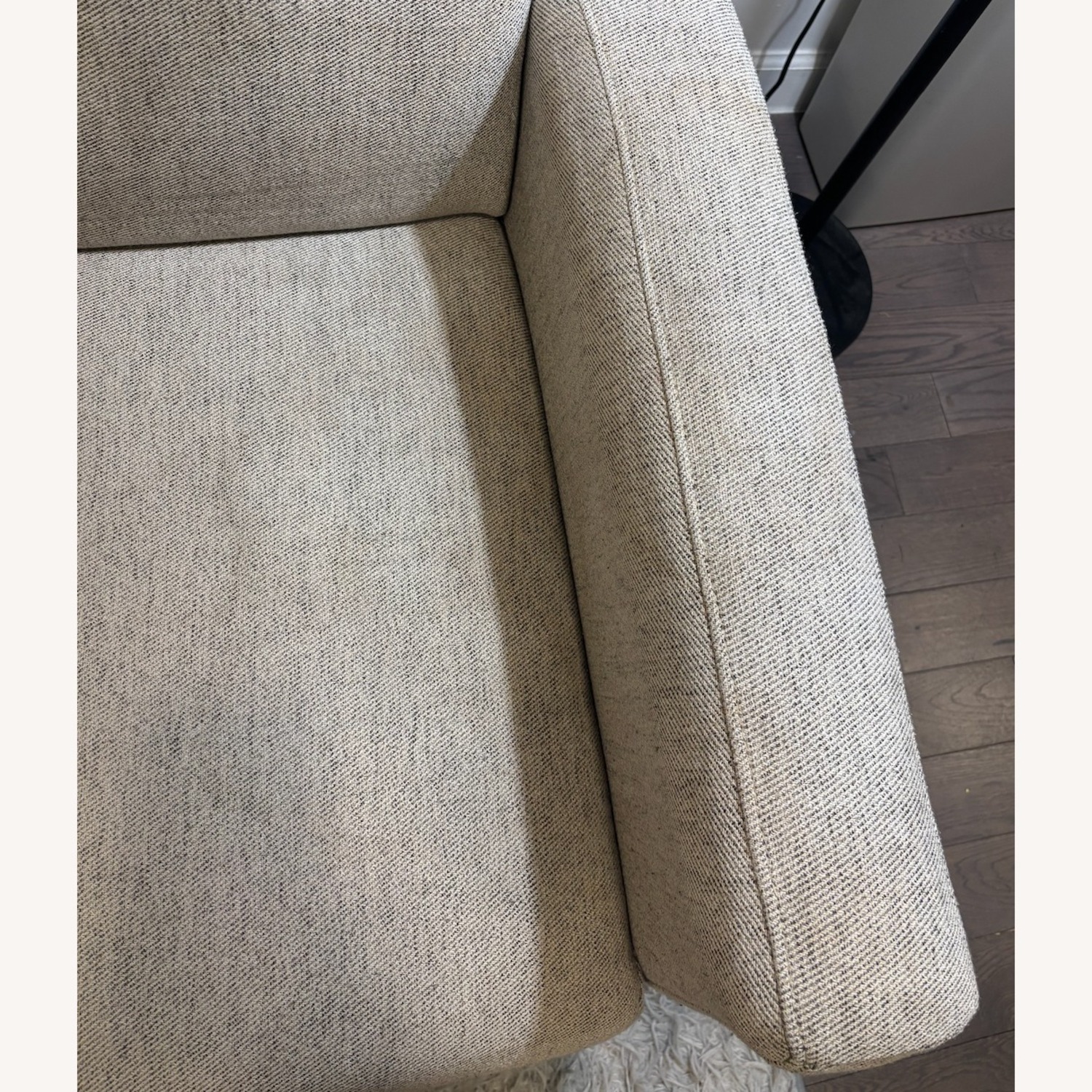 West Elm Oliver Twill Dove Sofa - image-4
