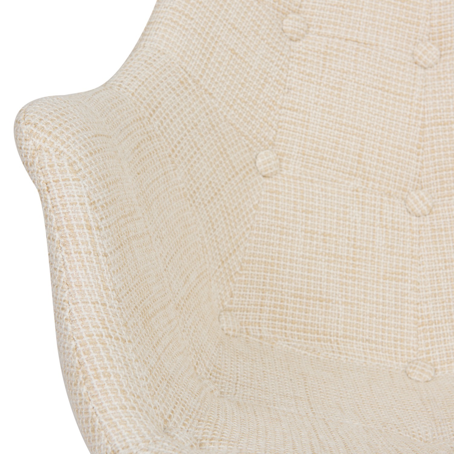 Amazon LeisureMod Willow Polyester Rocking Chair in Beige - image-6