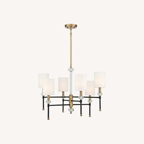 Used Savoy House Tivoli 6-light chandelier for sale on AptDeco