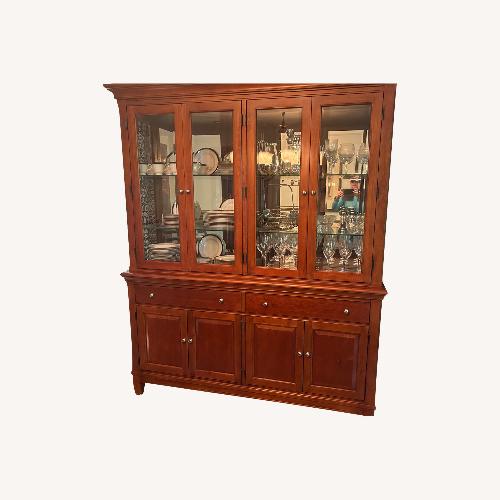 Used Cherry China Cabinet for sale on AptDeco