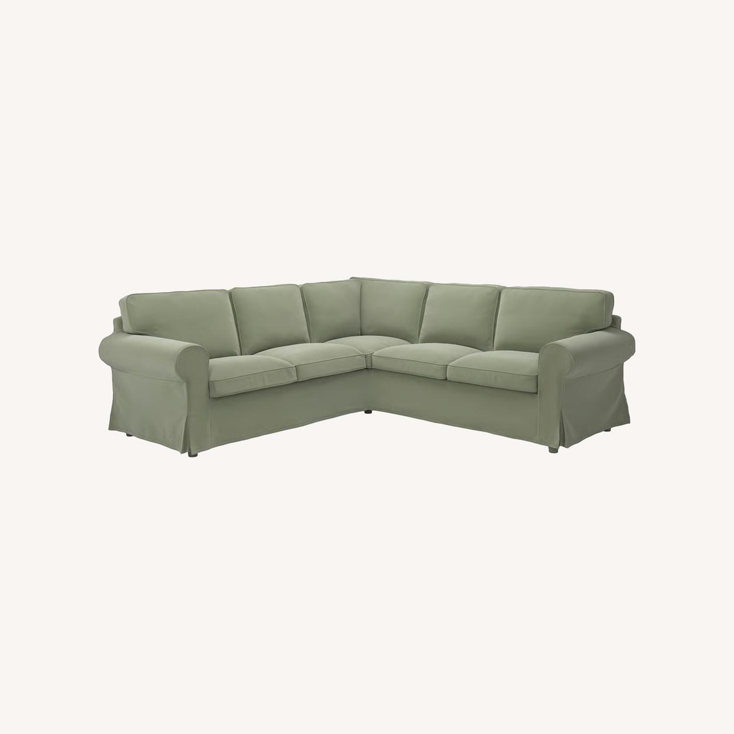IKEA UPPLAND Sectional + White Slipcover incl - image-0