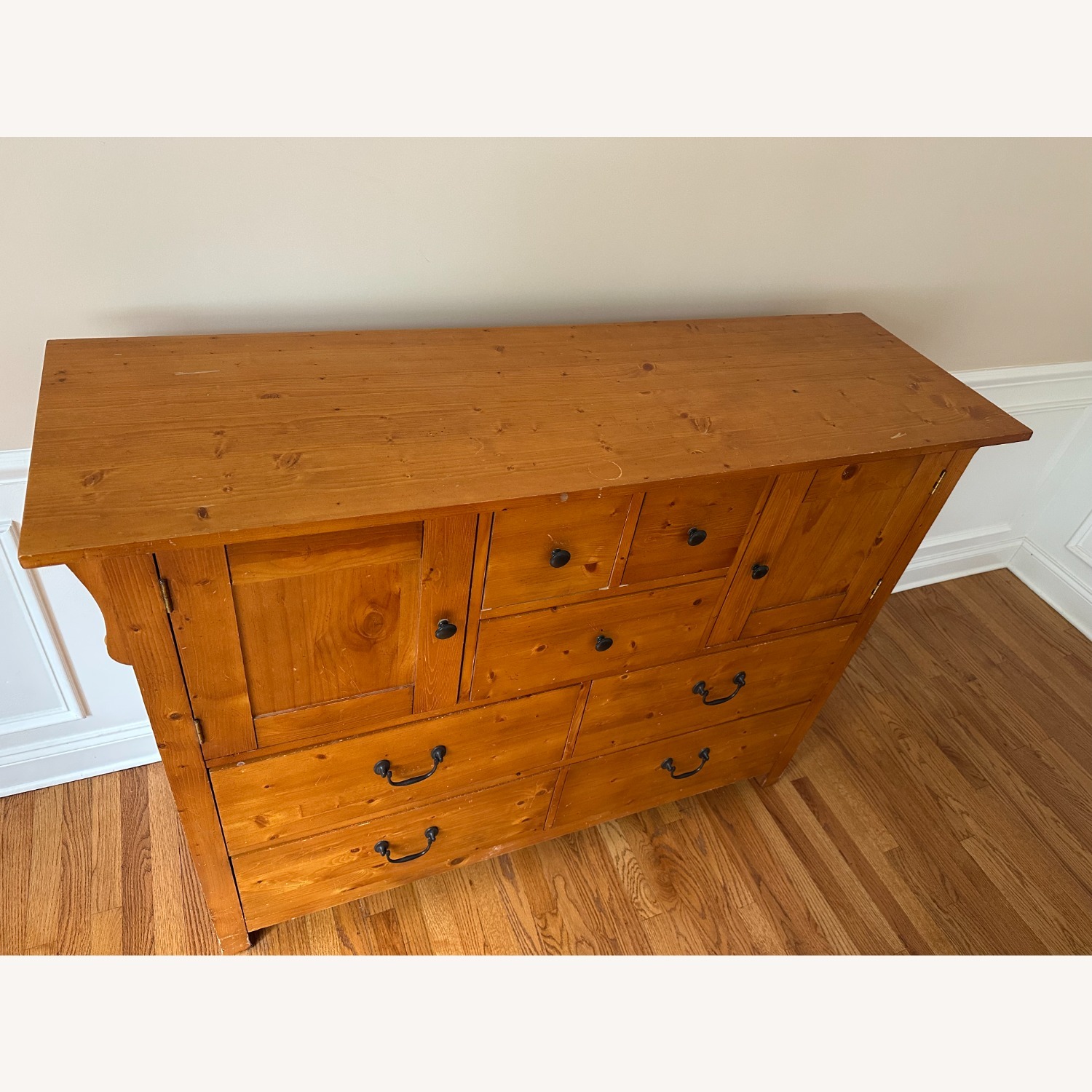 Solid Wood Dresser Rustic Finish - image-3