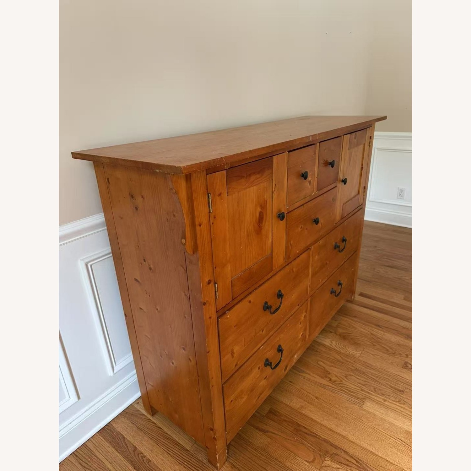 Solid Wood Dresser Rustic Finish - image-2