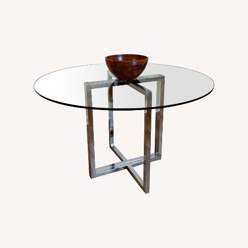 Used CB2 Silverado 48” Dining table for sale on AptDeco