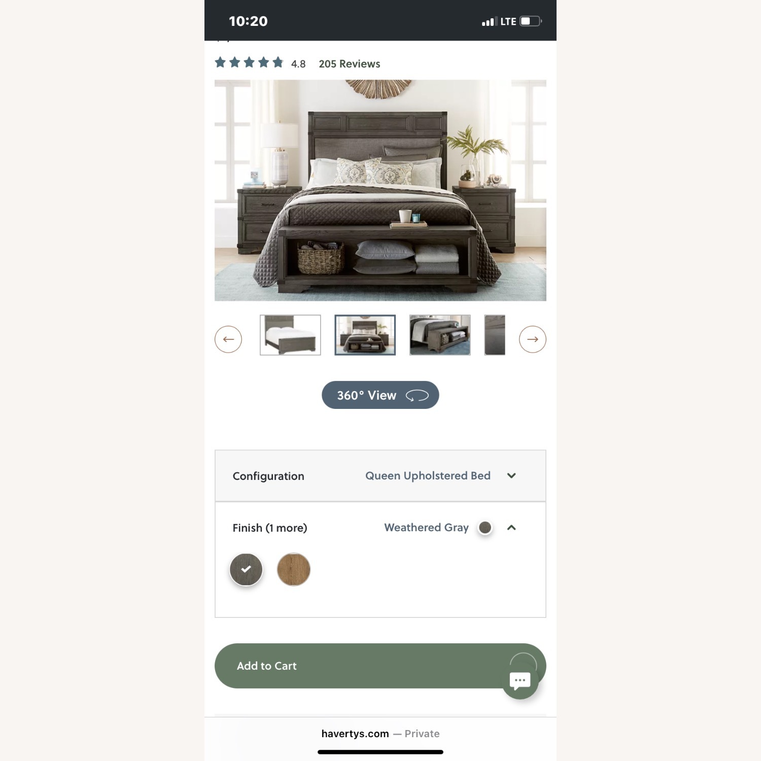 Vickery Creek Upholstered King Storage Bed - image-3