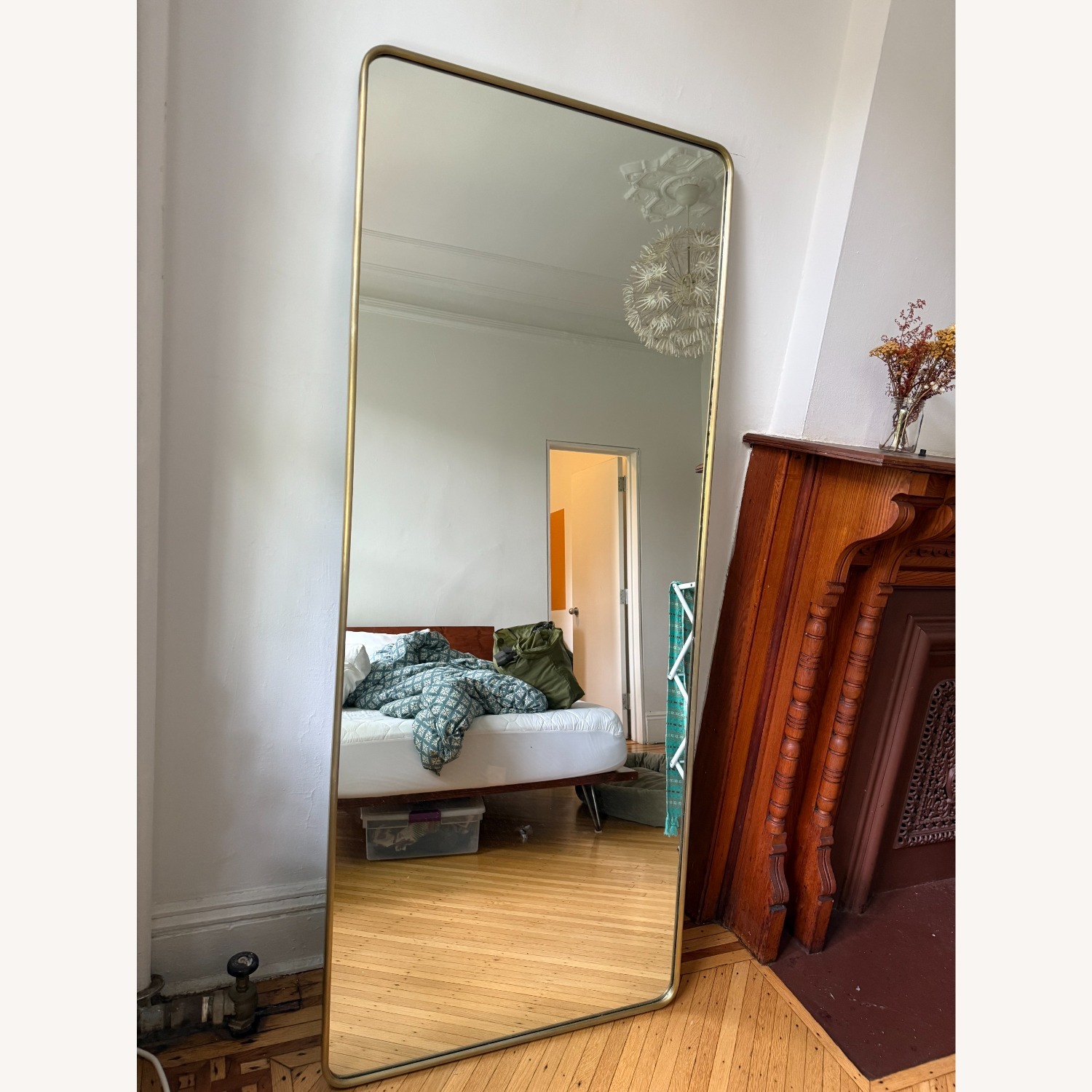 West Elm Streamline Modern Floor Mirror - image-1