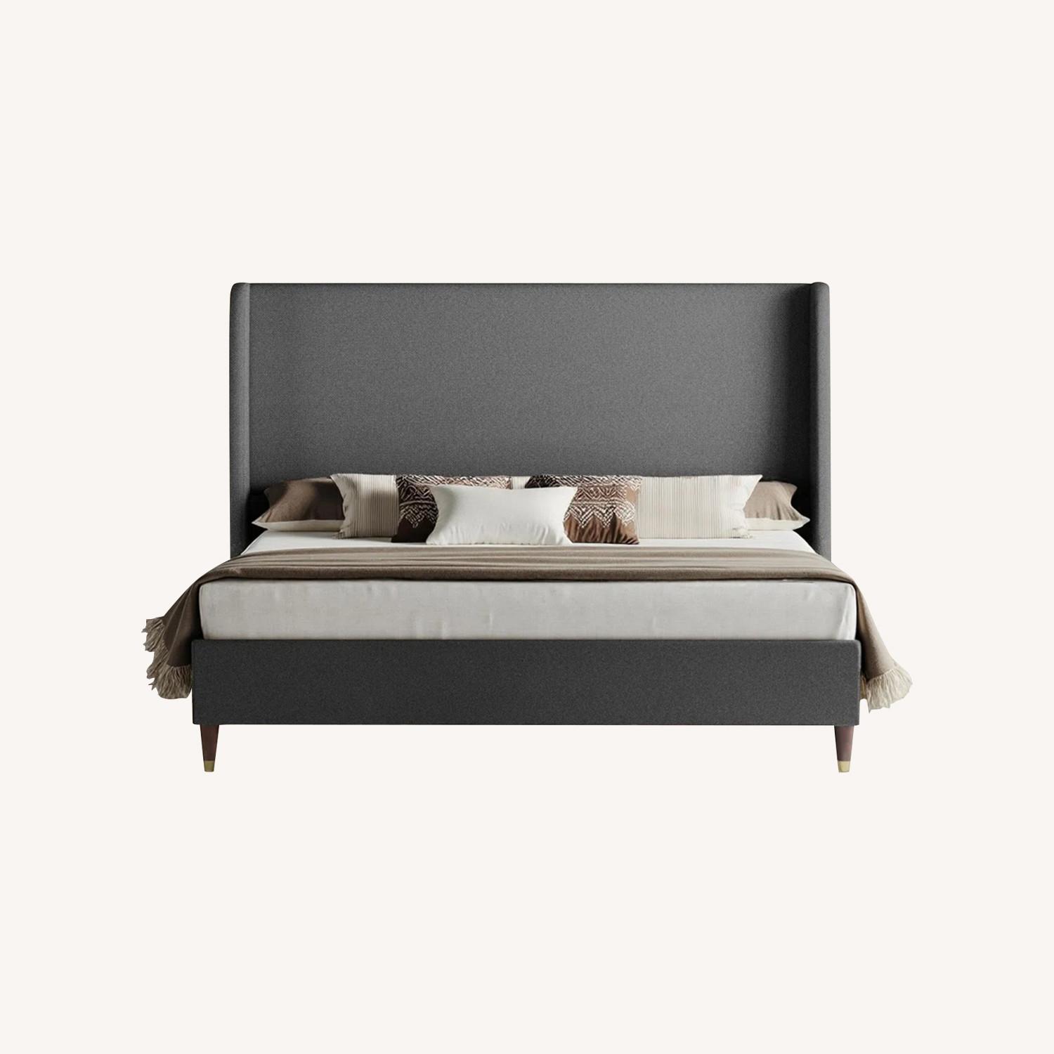 Wade Logan Dark Gray Queen Bed - image-0