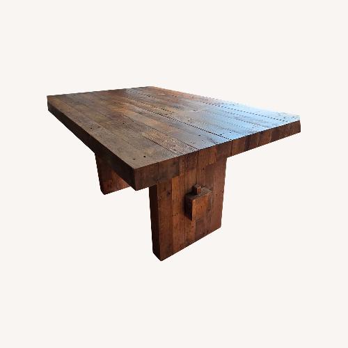 Used West Elm Solid Reclaimed Wood Dining Table for sale on AptDeco