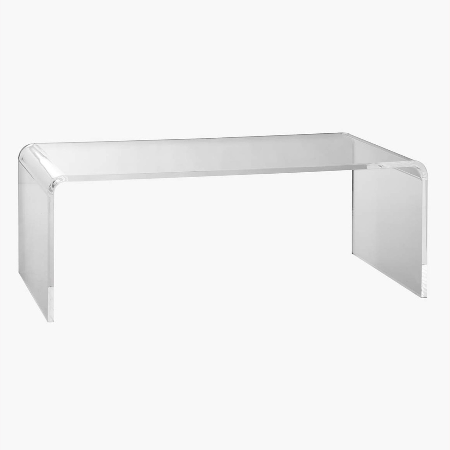 CB2 Peekaboo Acrylic Tall + Short Coffee Tables - image-3