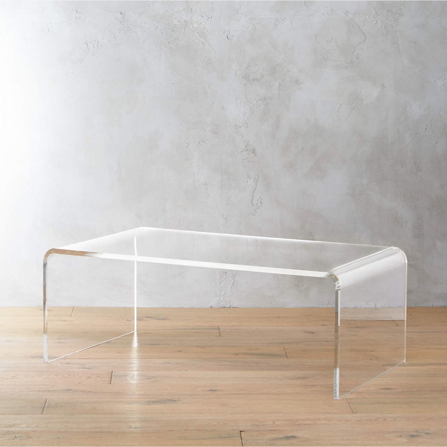 CB2 Peekaboo Acrylic Tall + Short Coffee Tables - image-4