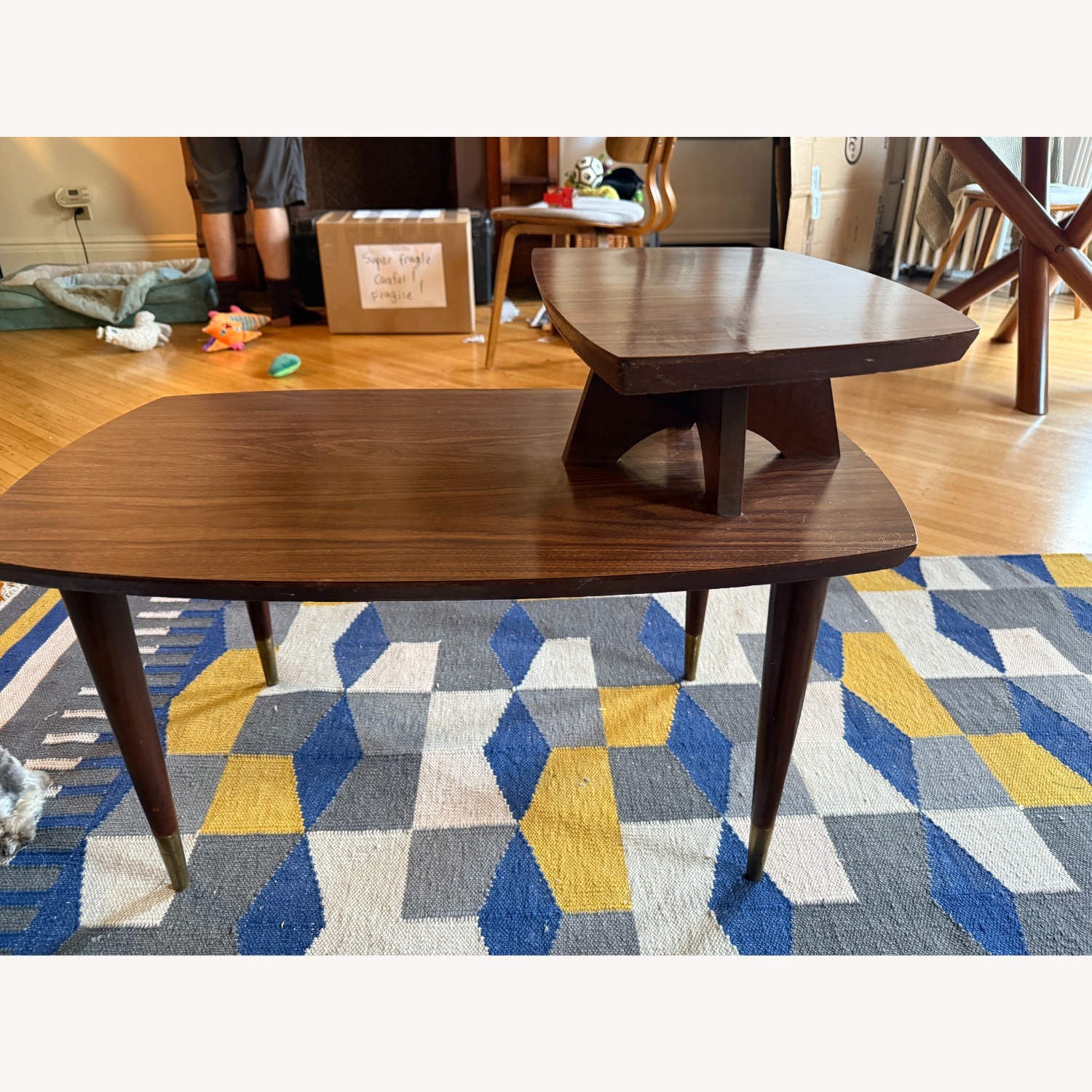 Vintage Mid-Century Modern Step Table  - image-2