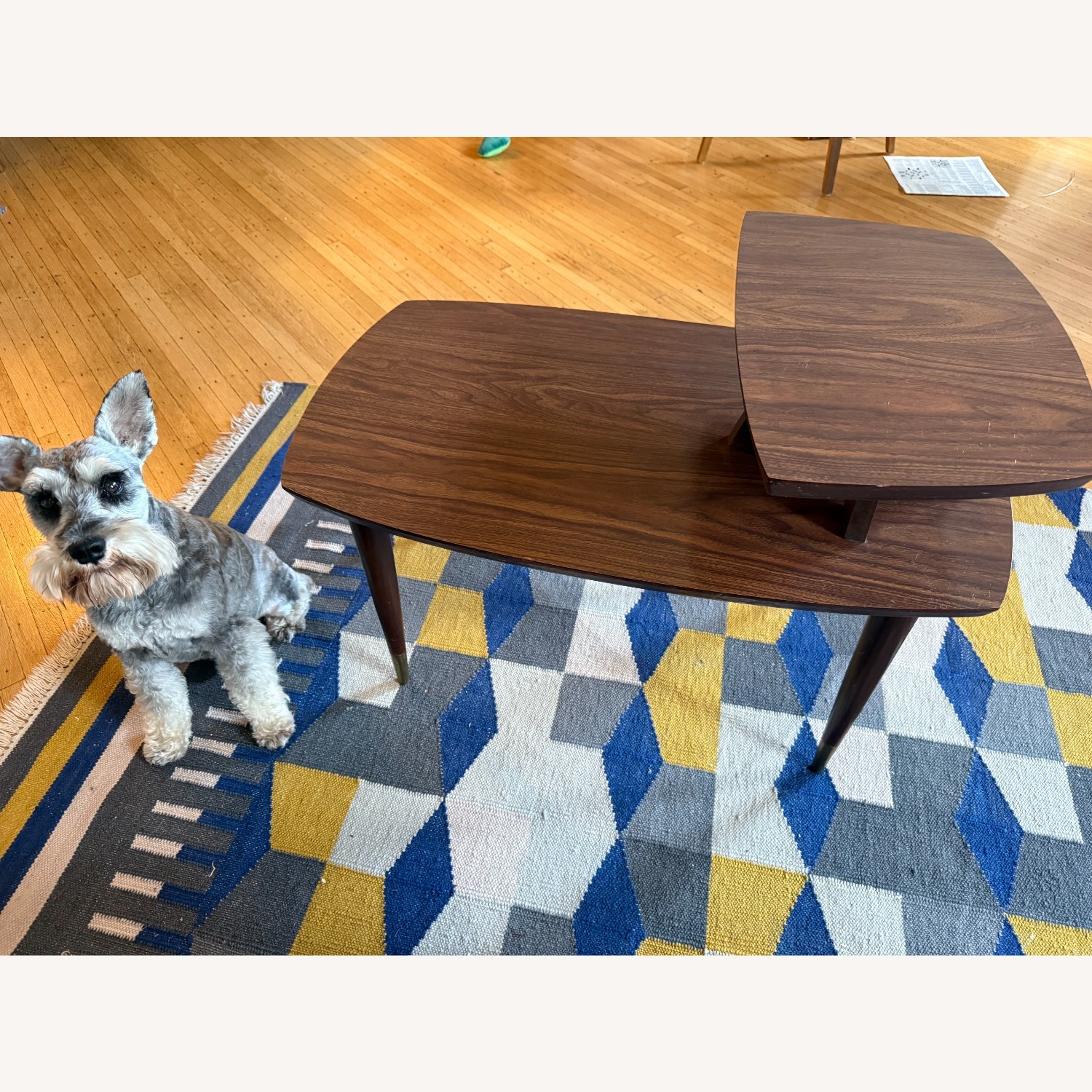 Vintage Mid-Century Modern Step Table  - image-1