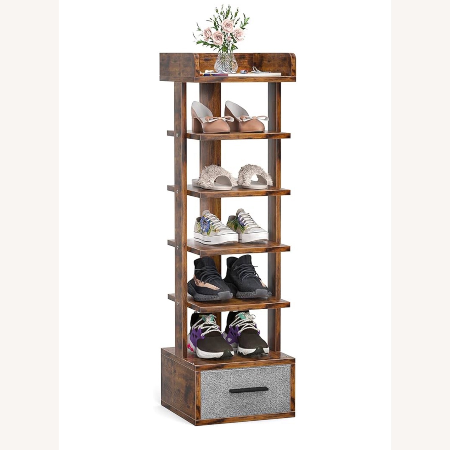 Vertical Shoe Rack/ Shelves Organizer  - image-3