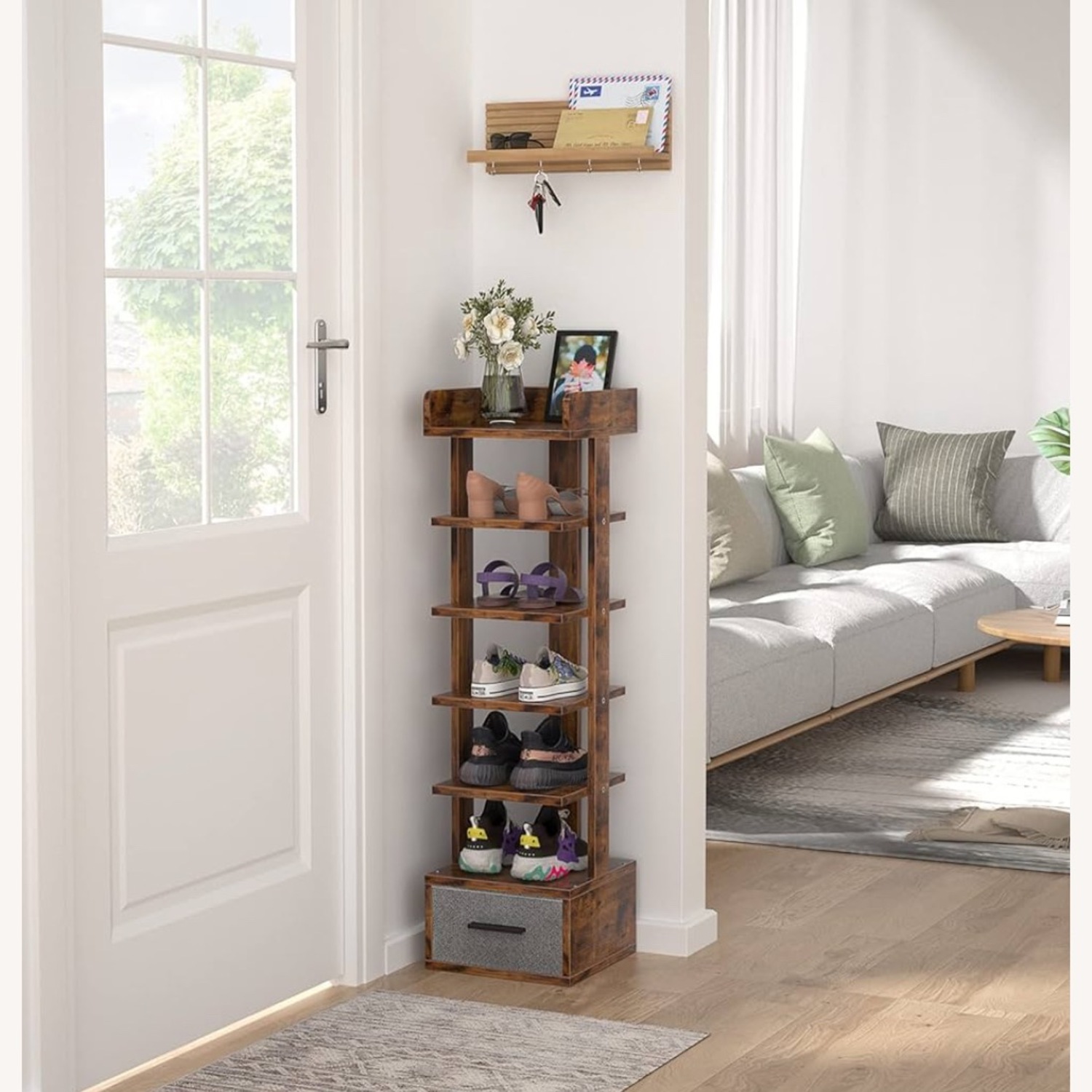 Vertical Shoe Rack/ Shelves Organizer  - image-4