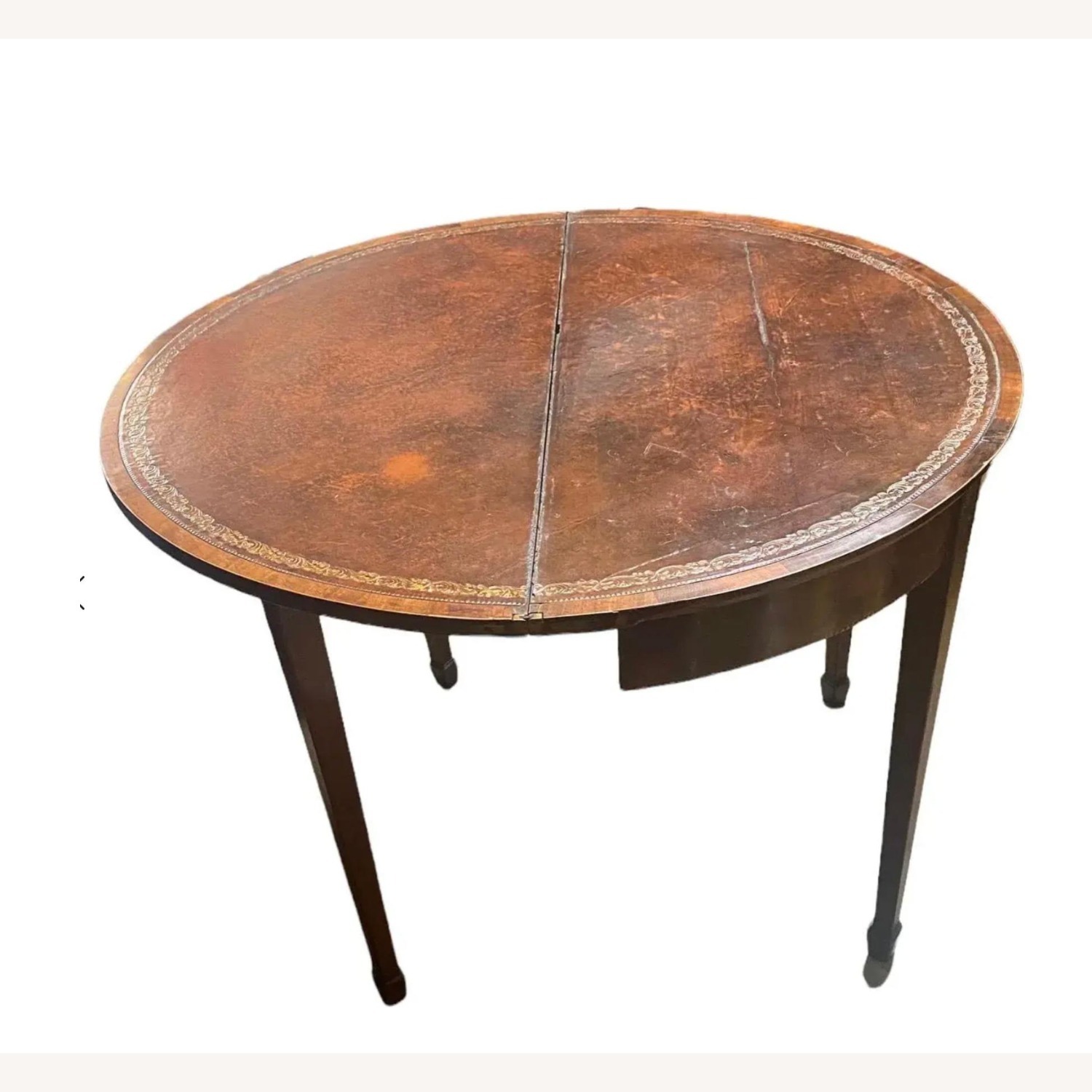 18th Century French Mahogany Card Table - image-5