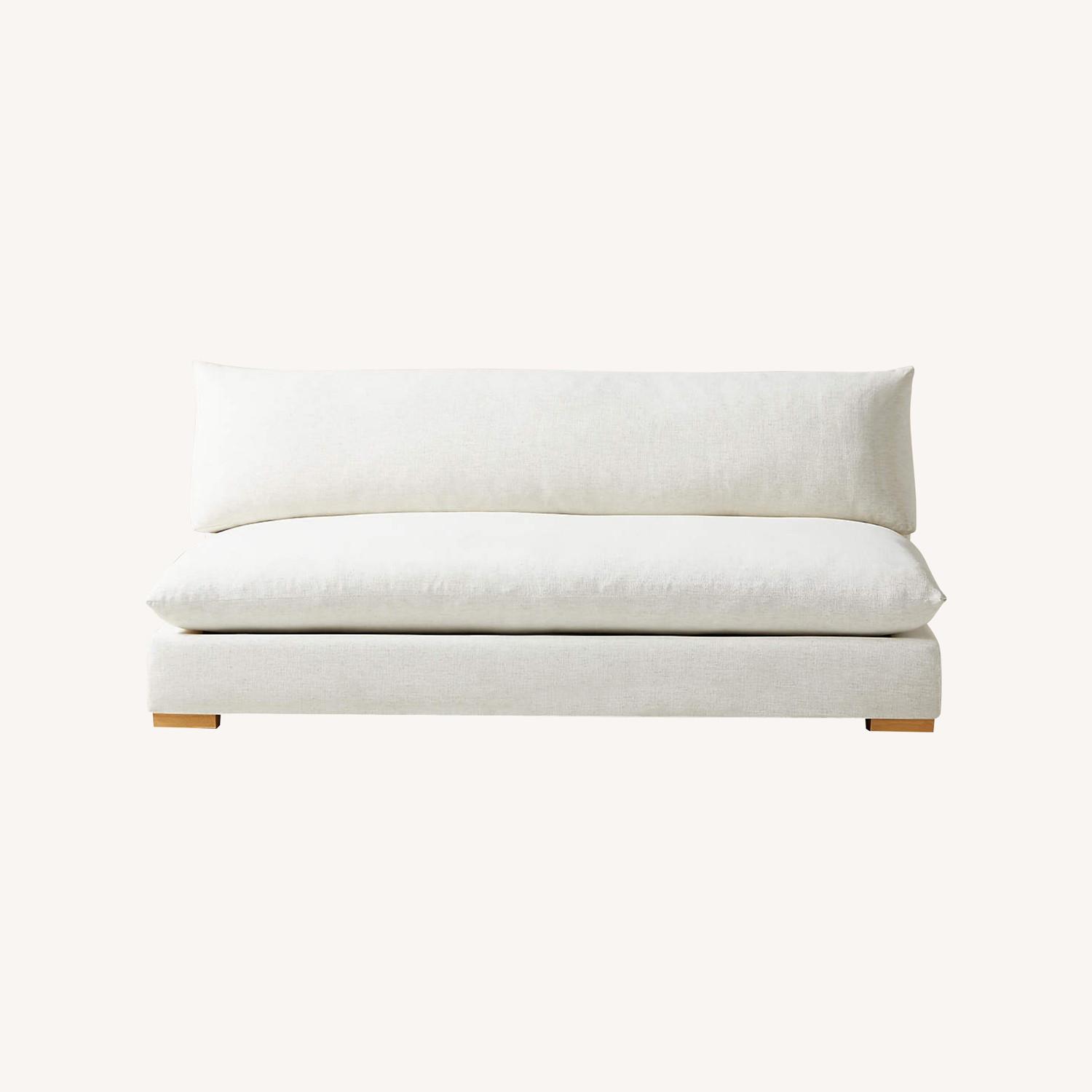CB2 Deseo 80” Armless Sofa - image-0