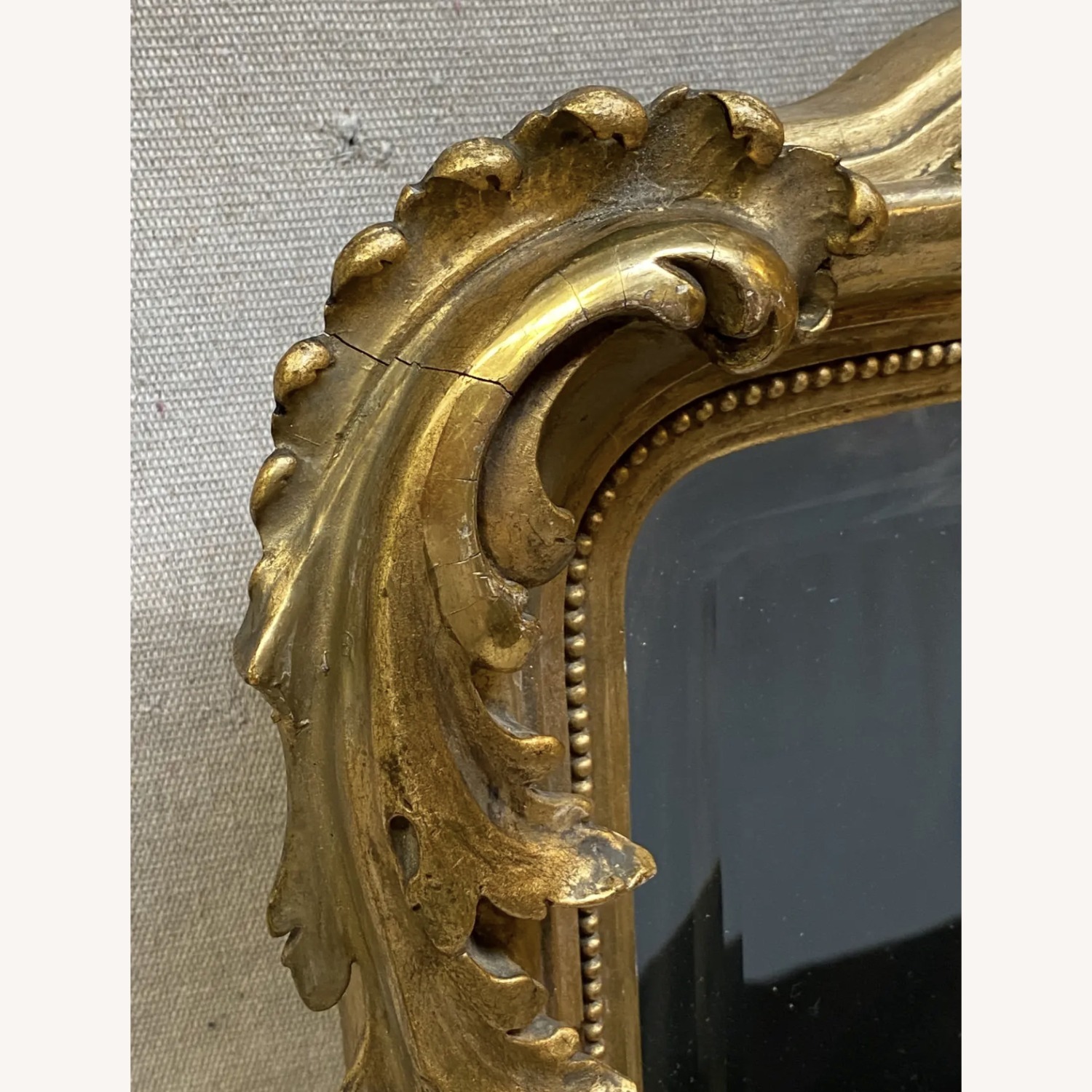 19th Century French Rococo Gilt Mirror - image-4