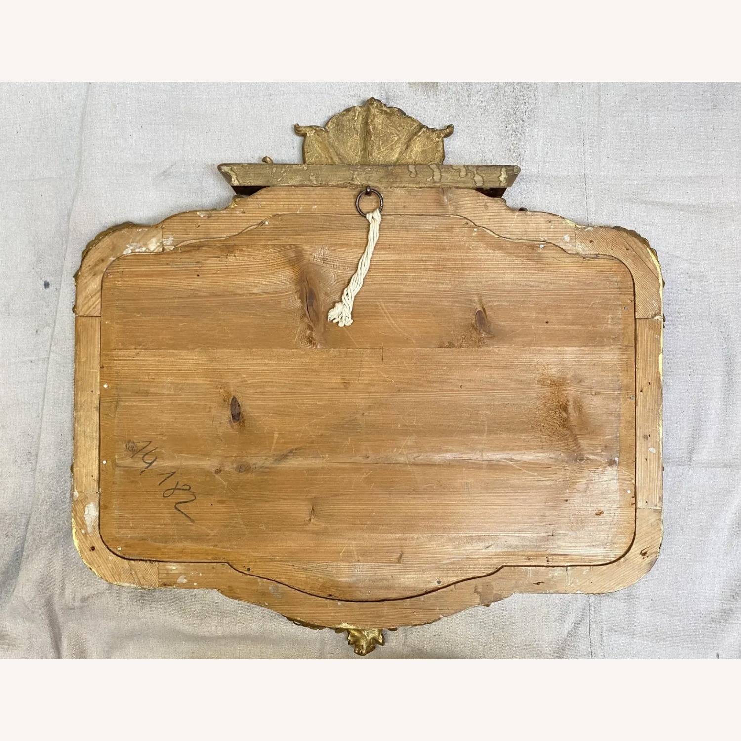 19th Century French Rococo Gilt Mirror - image-2