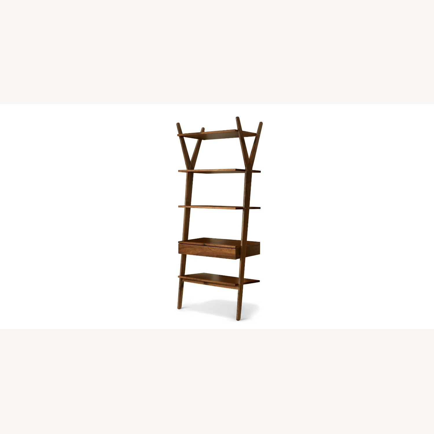 Article Lignum Walnut Wood Shelving Unit - image-7