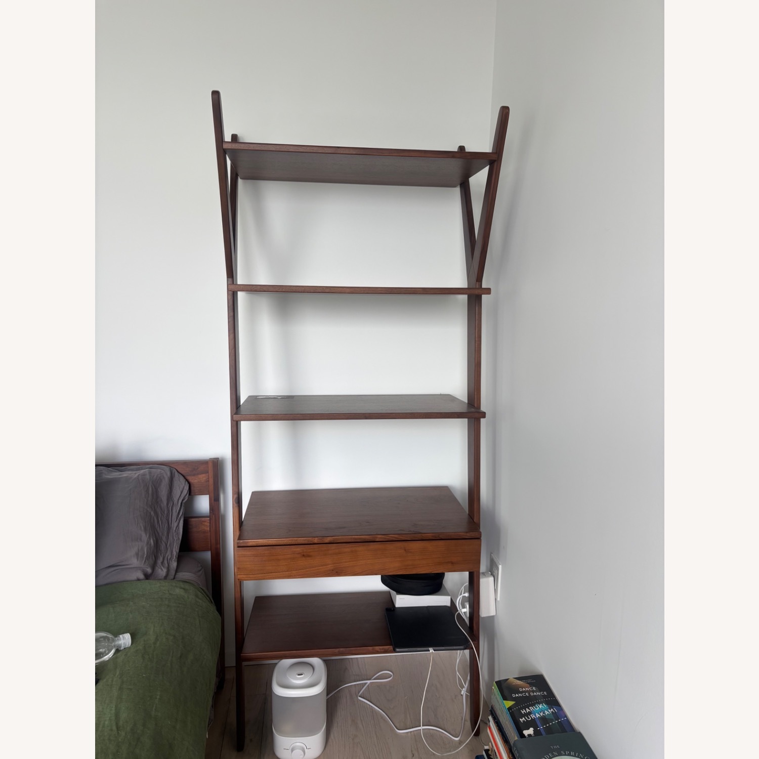 Article Lignum Walnut Wood Shelving Unit - image-2