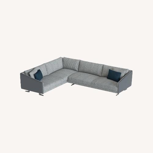 Used Lazzoni Light Grey Sofa for sale on AptDeco