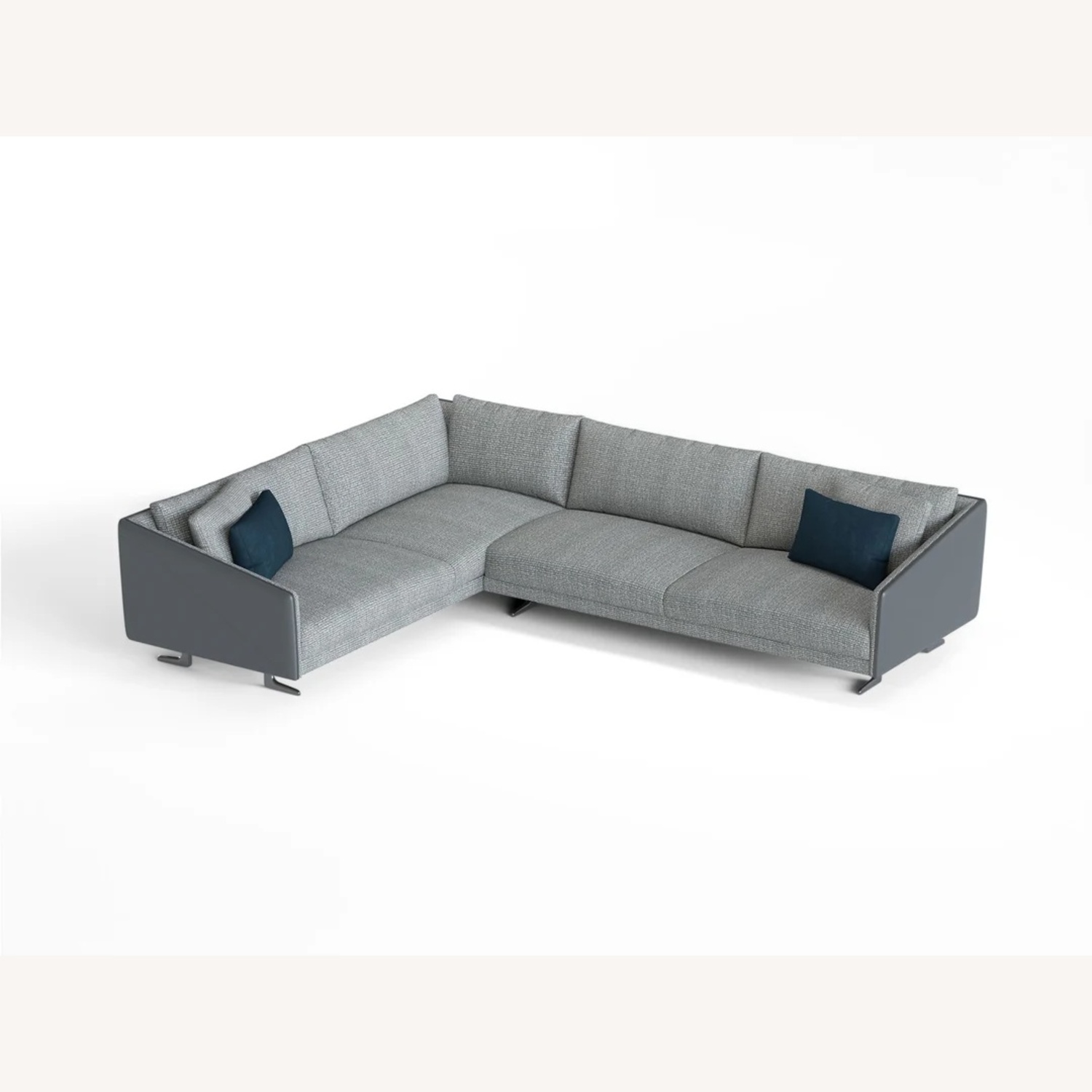 Lazzoni Light Grey Sofa - image-5