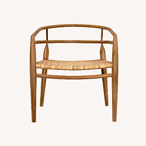 Used Finley Chair with Rattan for sale on AptDeco