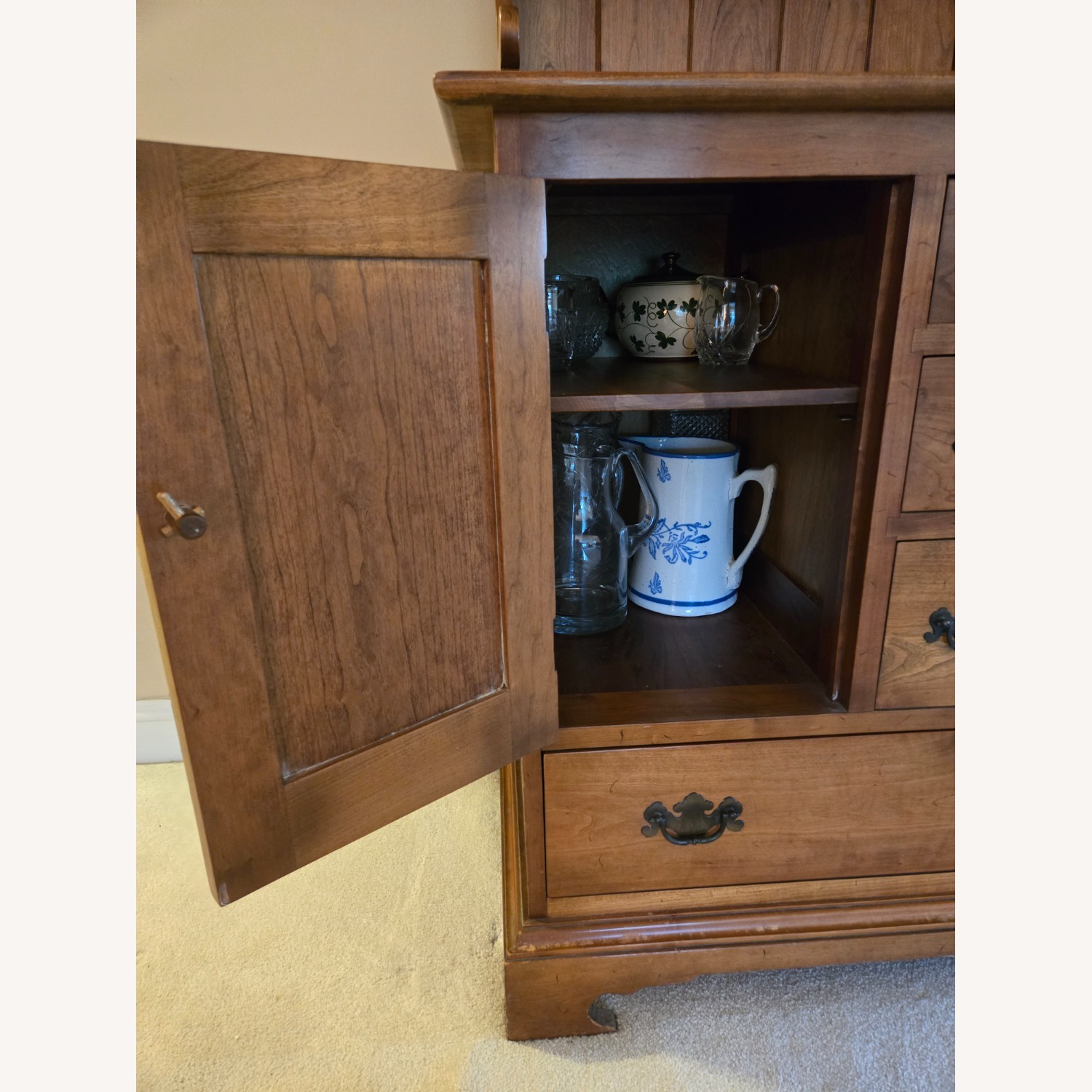 Stickley Hutch - Cherry Valley Collection, 1950s. - image-4