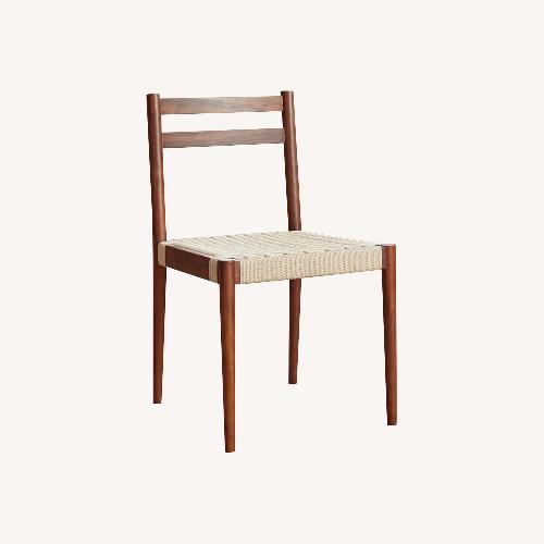 Used Shaw Dining Side Chairs with Woven Seat for sale on AptDeco