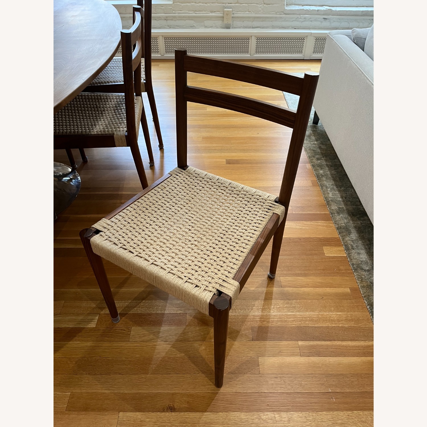 Shaw Dining Side Chairs with Woven Seat - image-3