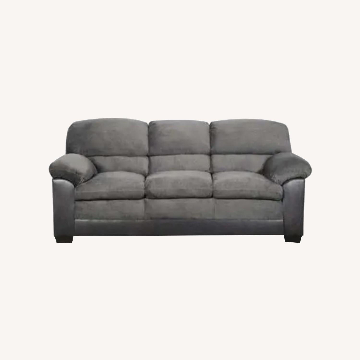 Percy Charcoal Gray Sofa - image-0