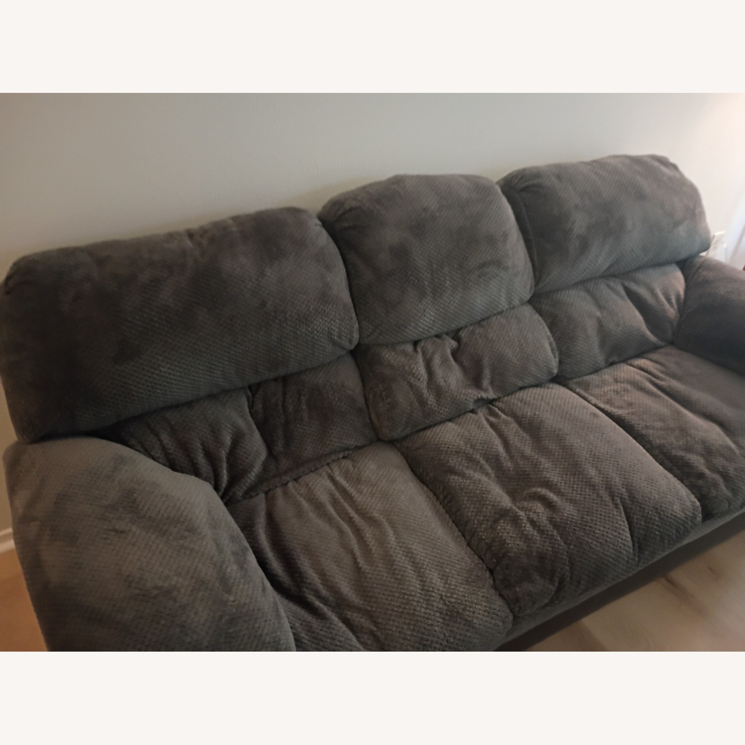 Percy Charcoal Gray Sofa - image-3