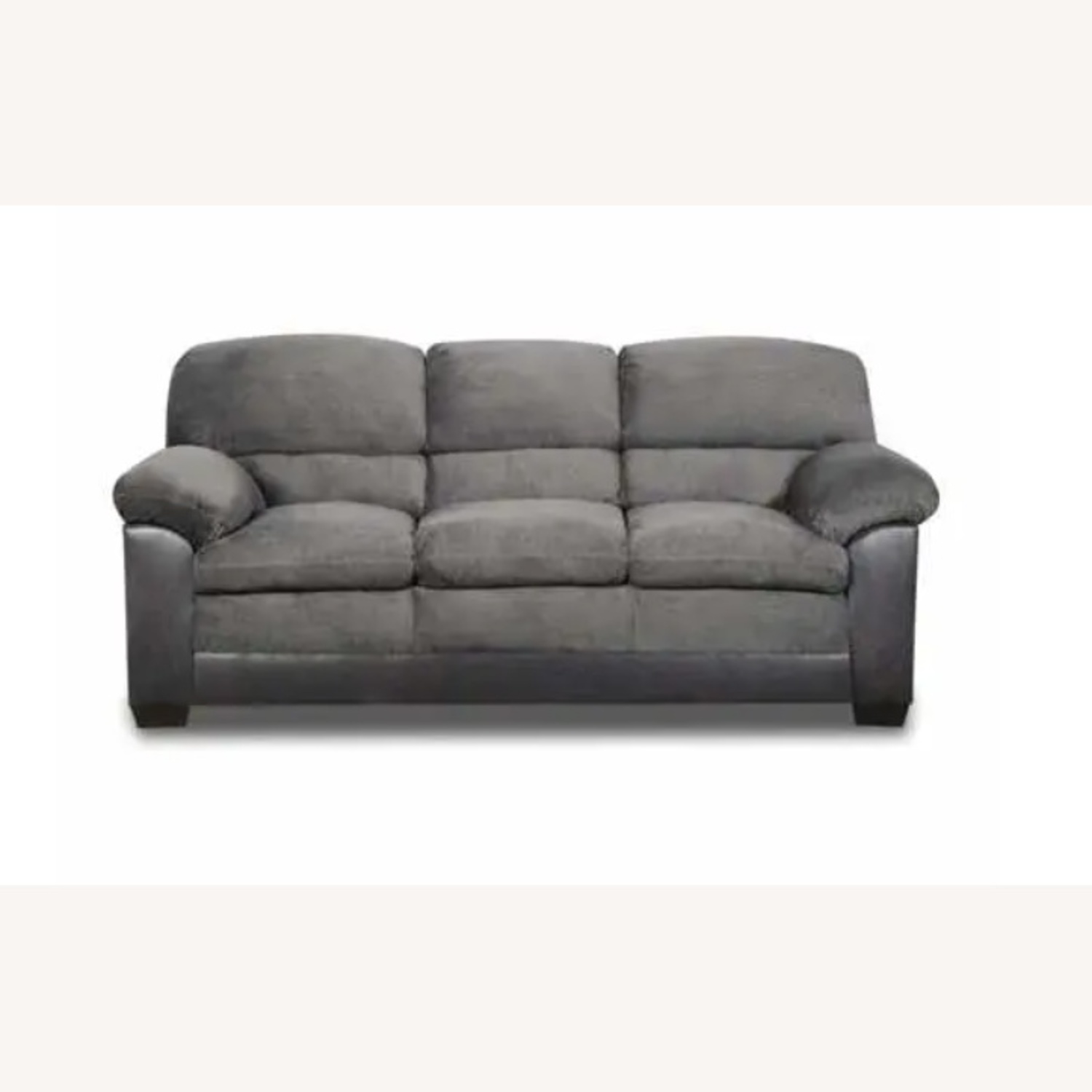 Percy Charcoal Gray Sofa - image-5