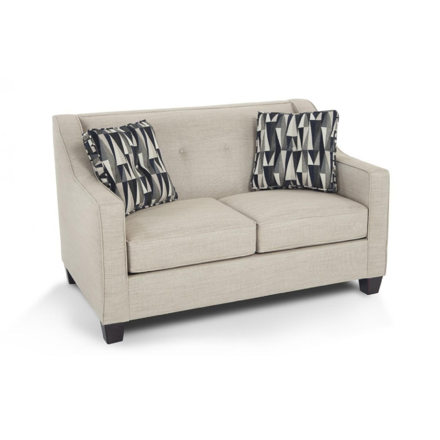Bob's Colby Mid Century Modern Loveseat - image-4