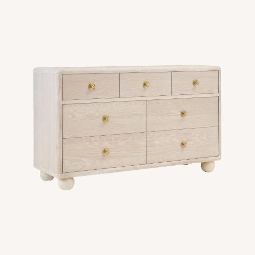 Used Kids Joseph Altuzarra Sphere Foot 7-Drawer Dresser (56") for sale on AptDeco
