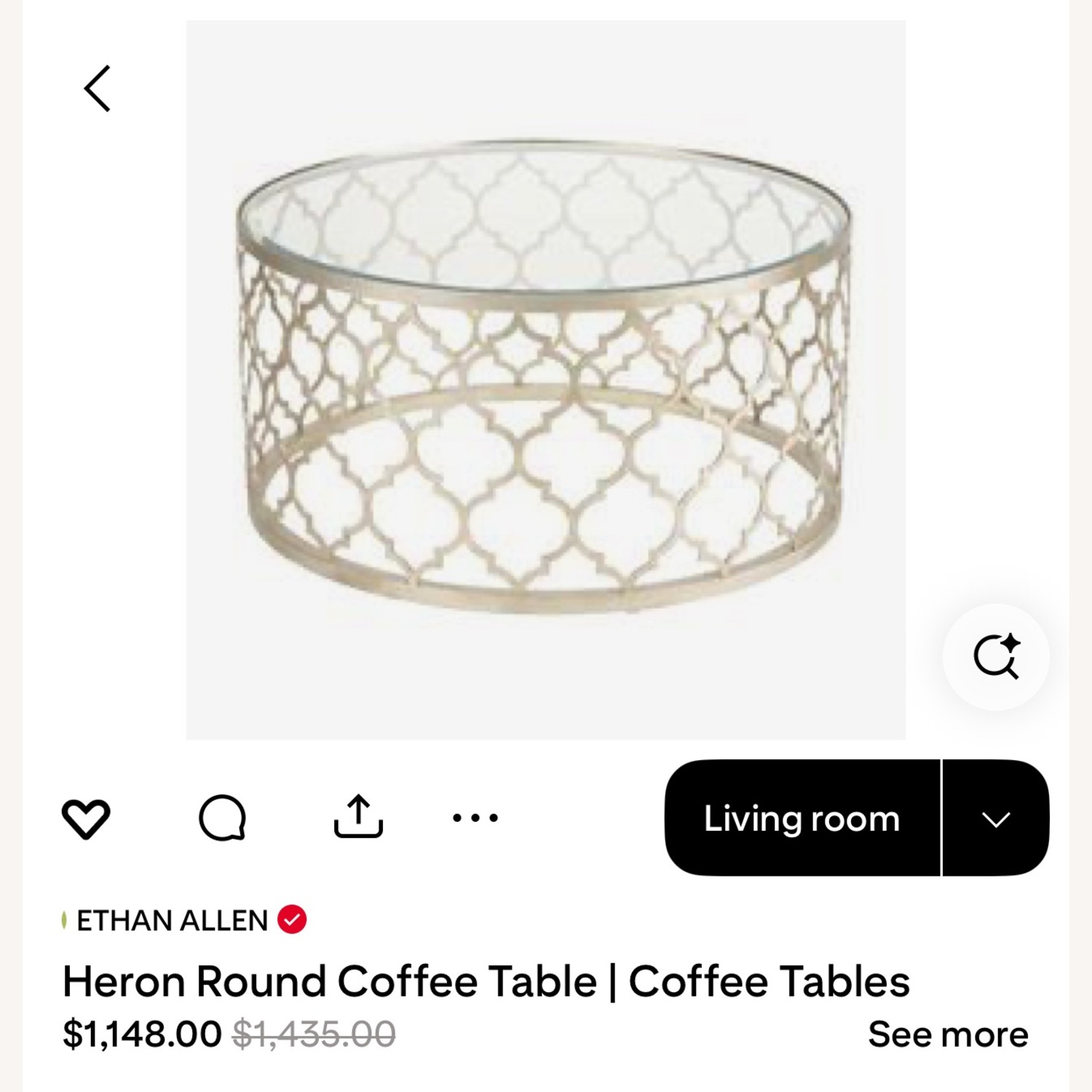 Ethan Allen Coffee Table - image-2