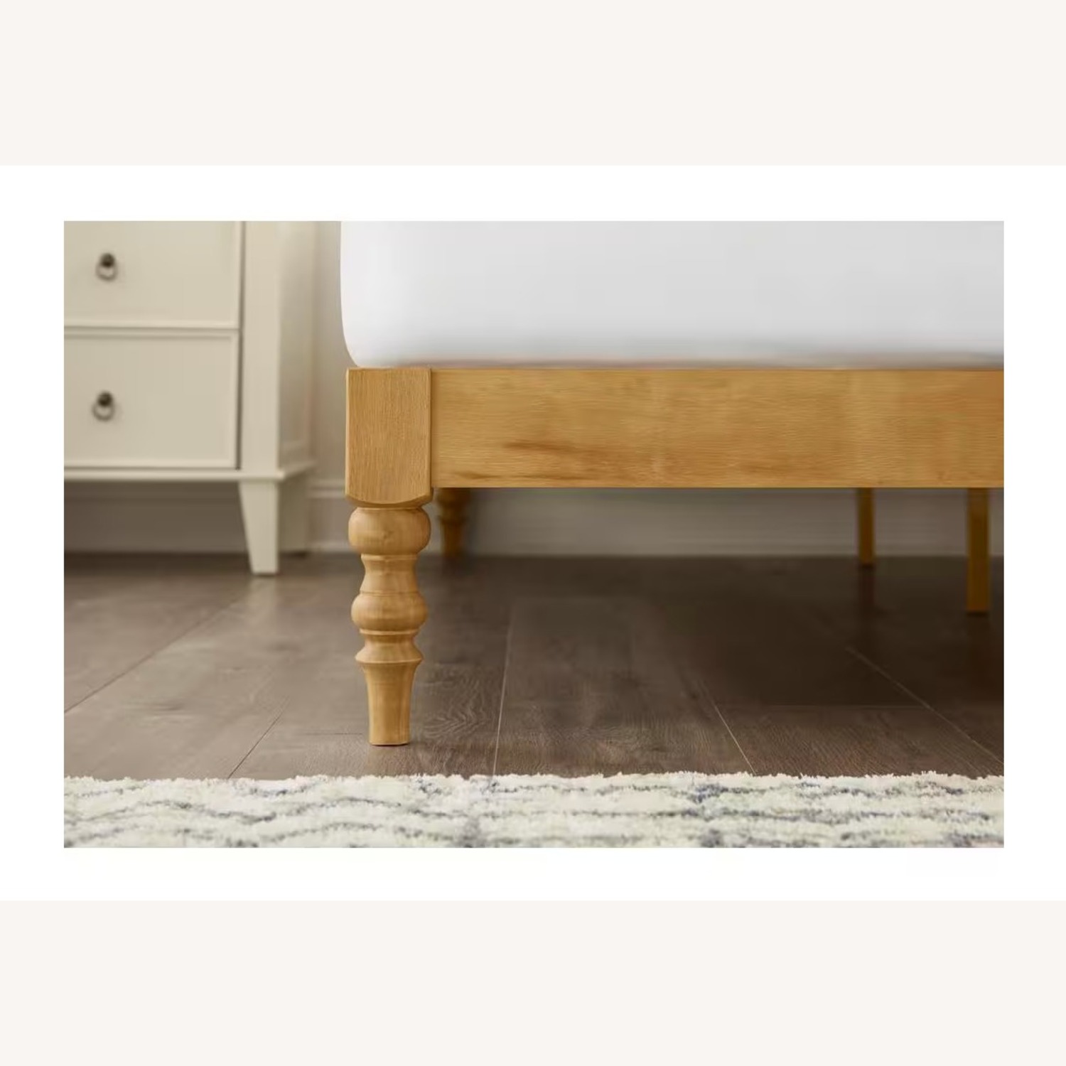 Natural Wood Bedframe - image-3