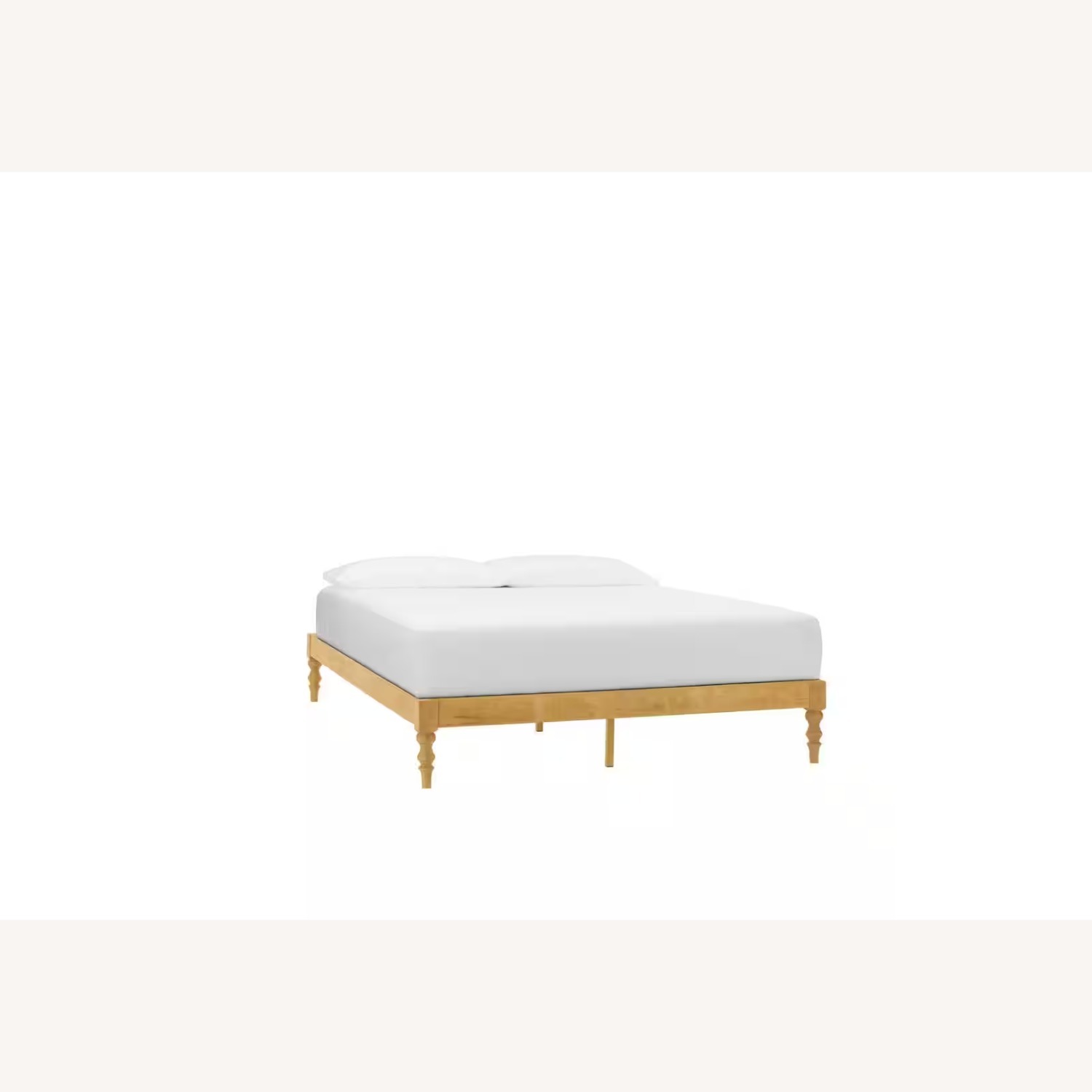 Natural Wood Bedframe - image-2