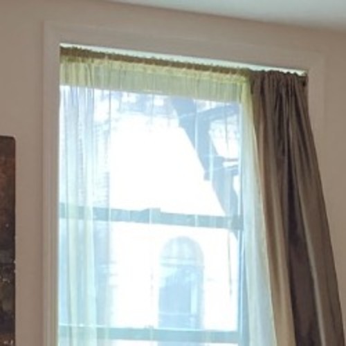 Used Ivilon Tension Curtain Rods for Windows 36-54" for sale on AptDeco