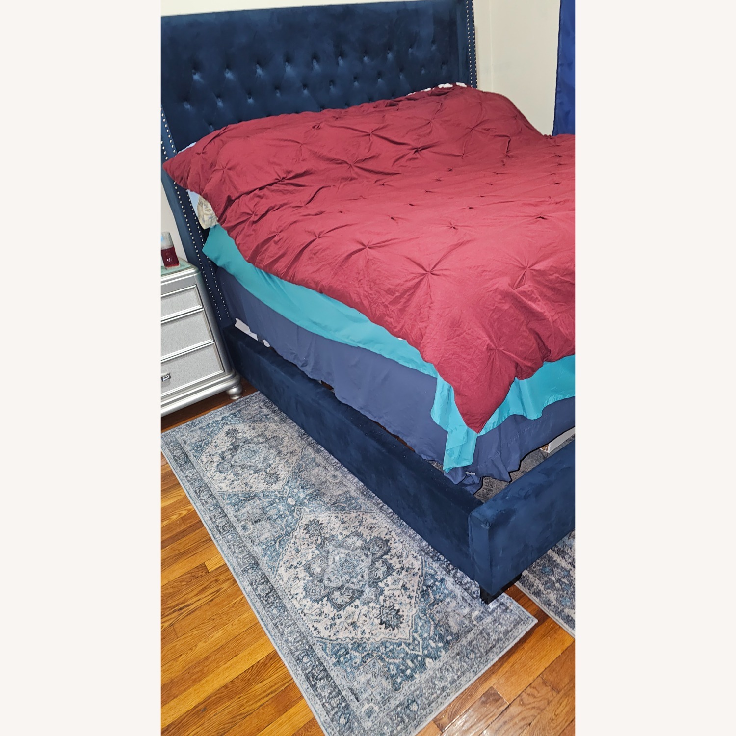atin Blue King Sized Bed - image-3