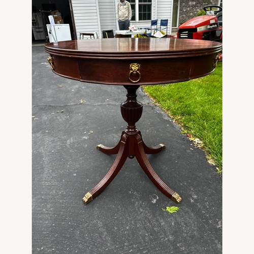 Used Mahagony Company Round Table for sale on AptDeco