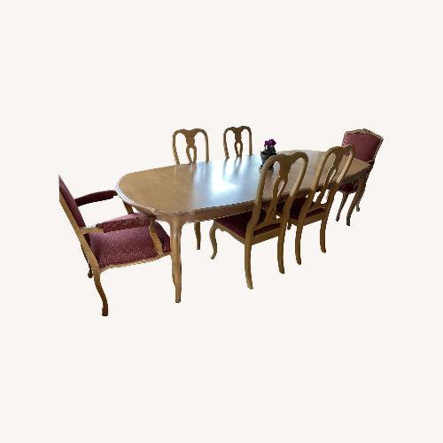 Used Ethan Allen Extendable Wooden Table for sale on AptDeco