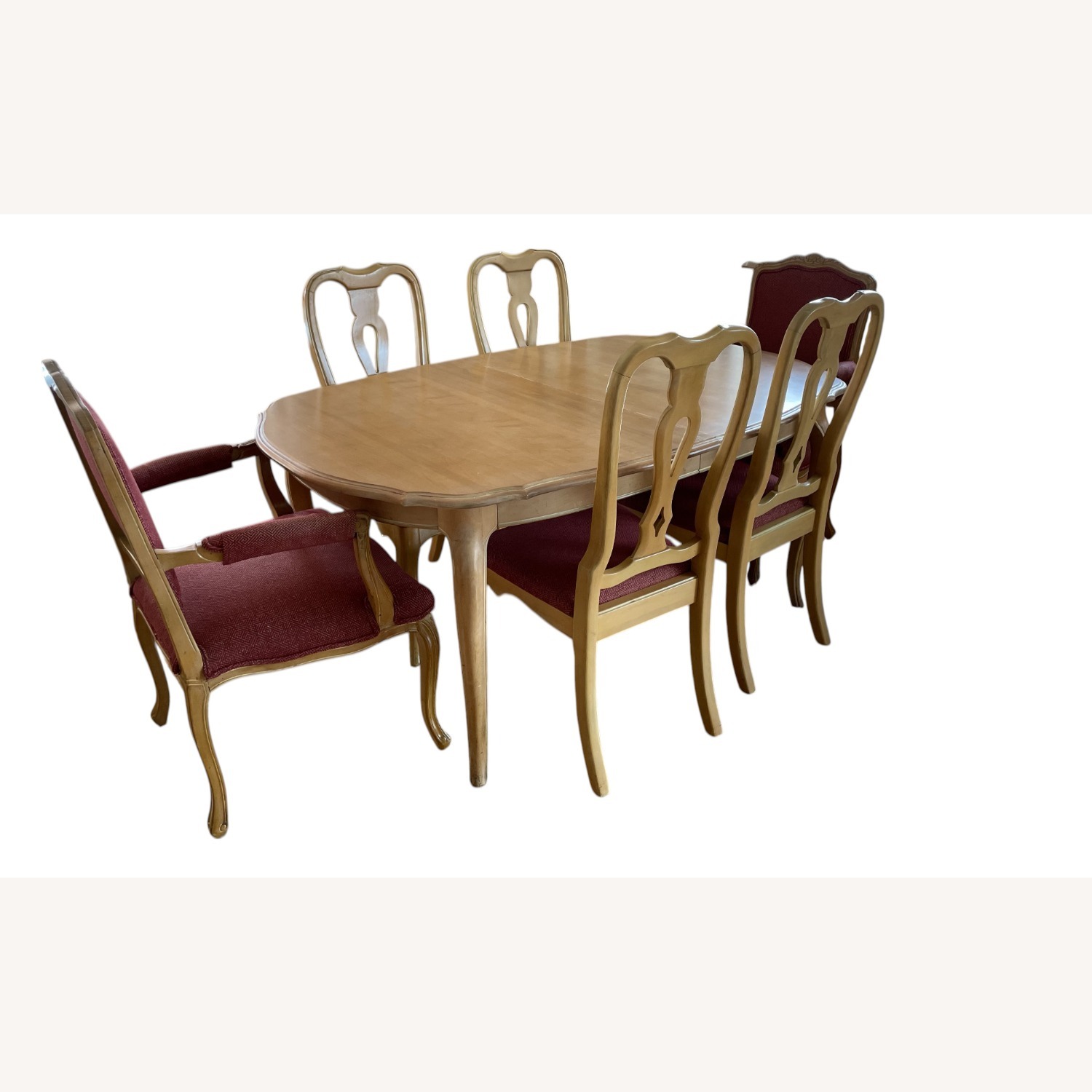 Ethan Allen Extendable Wooden Table - image-1