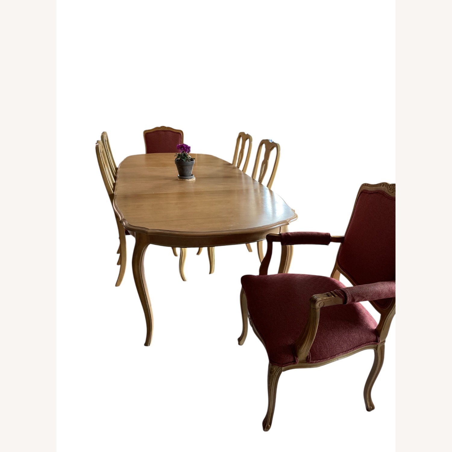 Ethan Allen Extendable Wooden Table - image-4