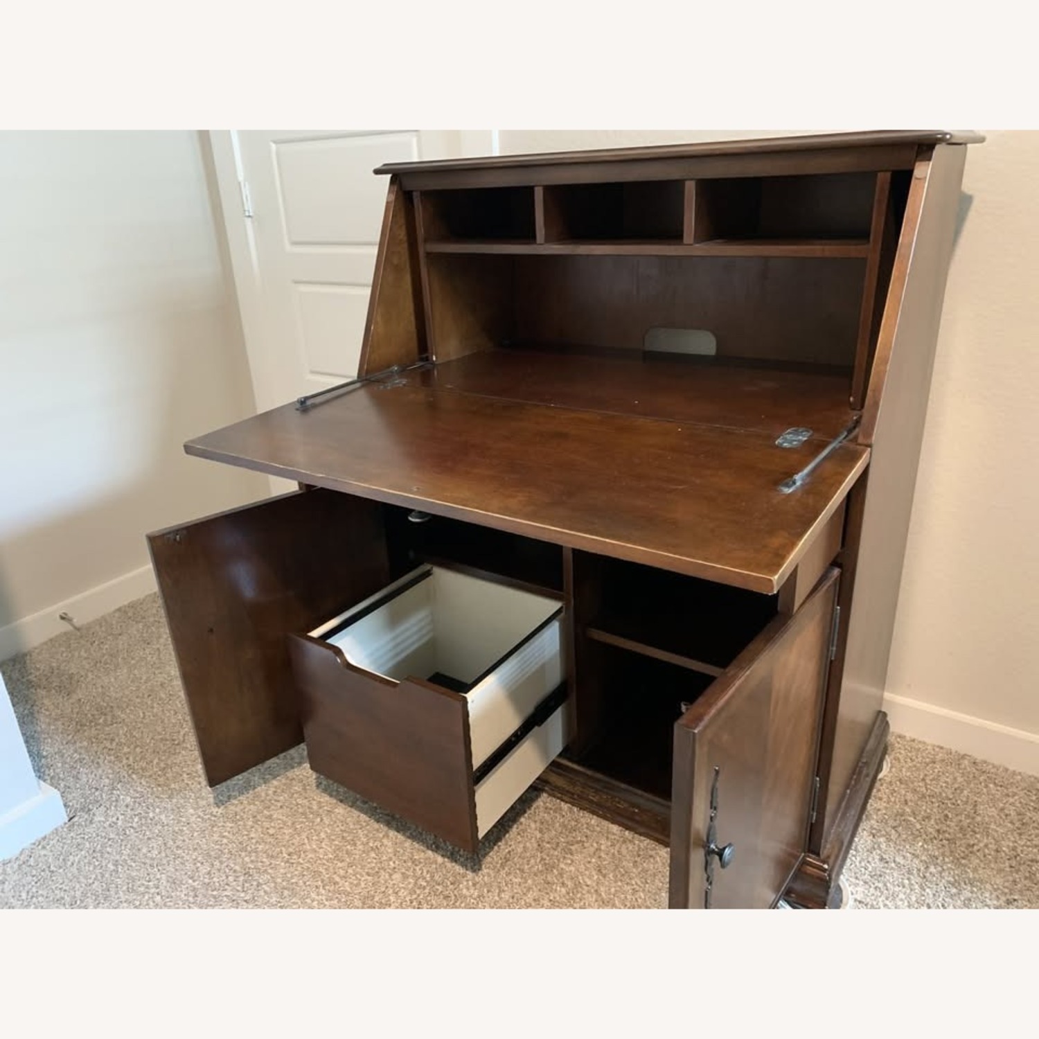 Signature Ashley Furniture Secretary Desk - image-7