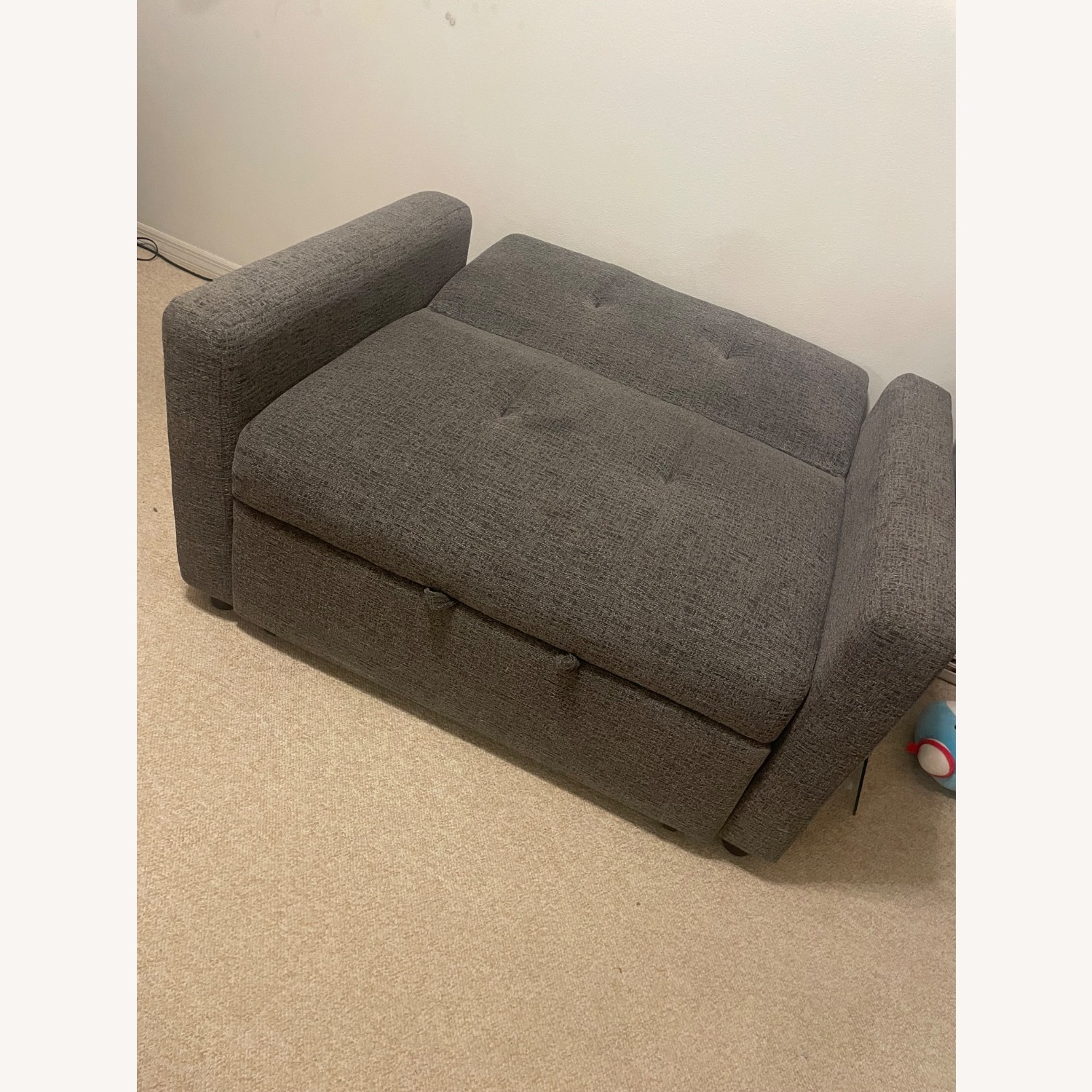 Noah Convertible Sleeper Chair-and-a-Half, Gray - image-3