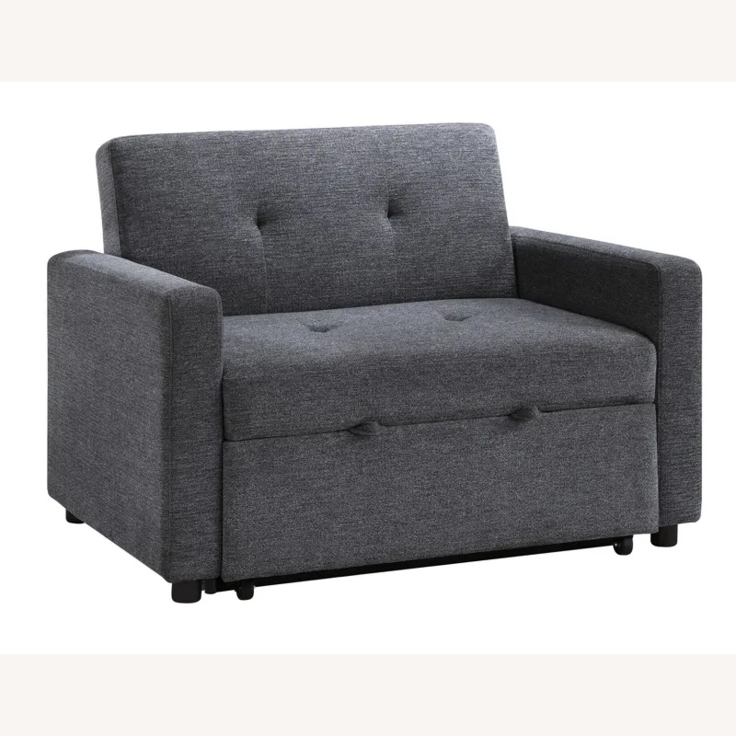 Noah Convertible Sleeper Chair-and-a-Half, Gray - image-7