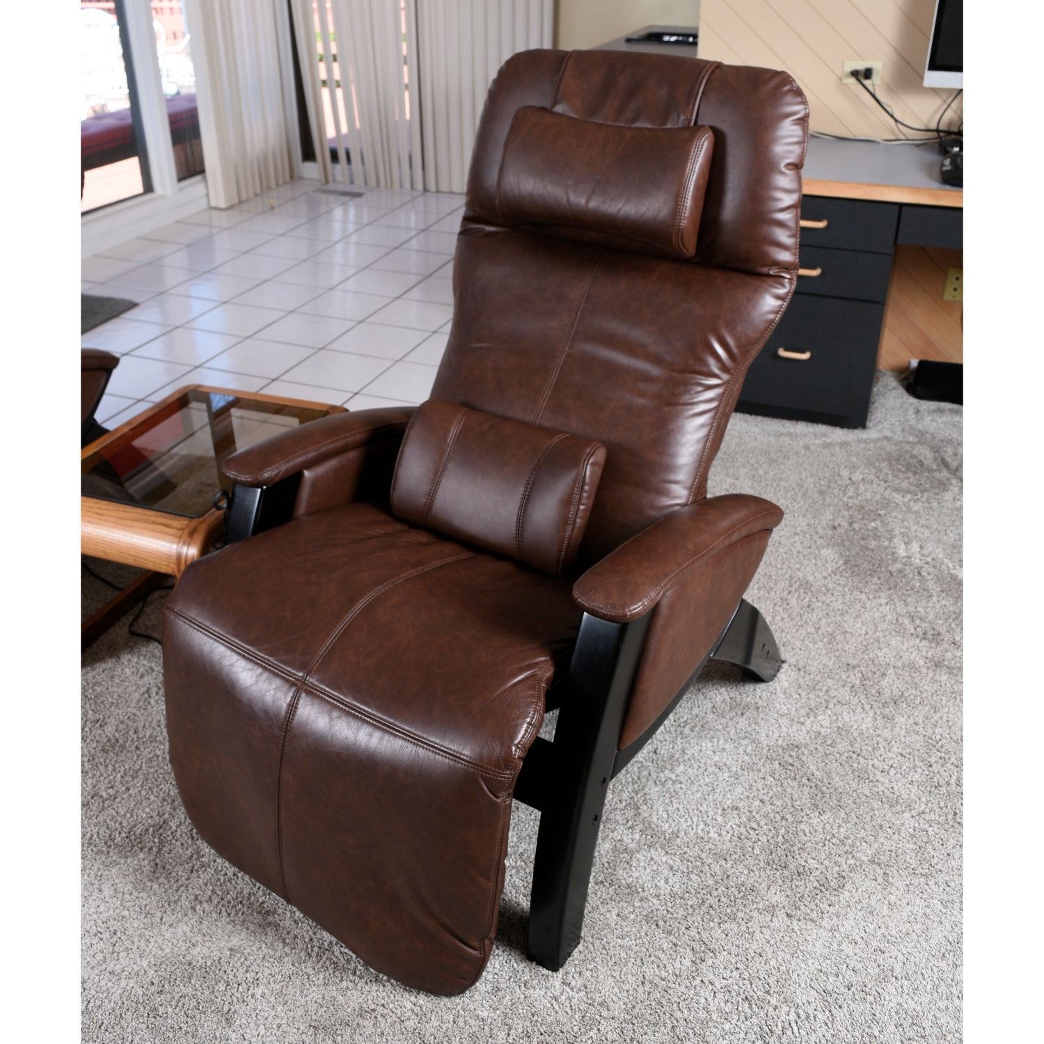 Pair of Zero Gravity Heated Massage Recliners - image-10